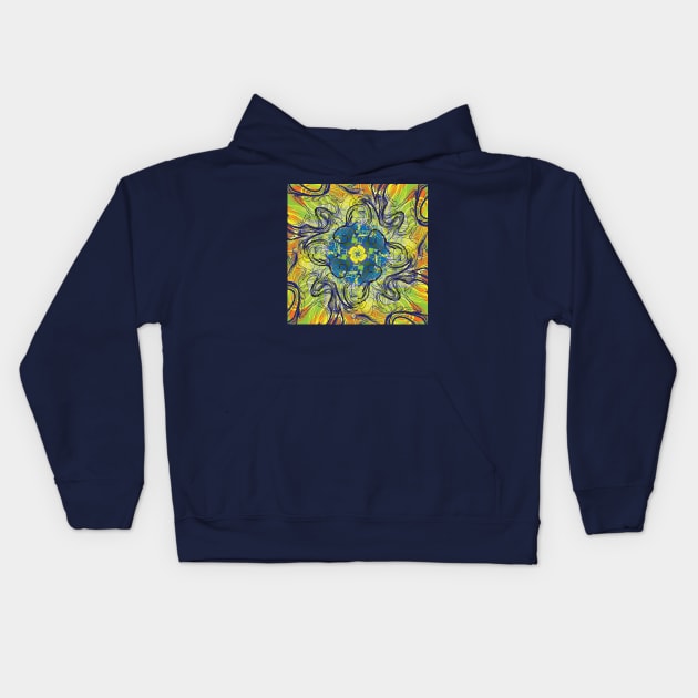 Marbling 8 Kids Hoodie by Bellewood222